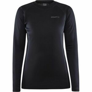 Craft CORE WARM BASELAYER LS Dámské funkční triko, černá, velikost