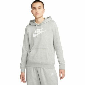 Nike WMNS CLUB FLC GX STD PO HDY Dámská mikina, šedá, velikost L