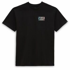 Vans GLOBAL STACK-B Pánské tričko, černá, velikost M