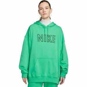 Nike NSW FT OS FLC PO HOODIE SW Dámská mikina, zelená, velikost S