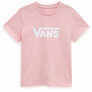 Vans WM DROP V SS CREW-B Dámské tričko, růžová, velikost M