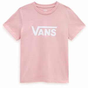 Vans WM DROP V SS CREW-B Dámské tričko, růžová, velikost XL