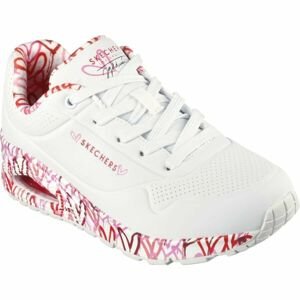 Skechers UNO - LOVING LOVE Dámská volnočasová obuv, bílá, velikost 39
