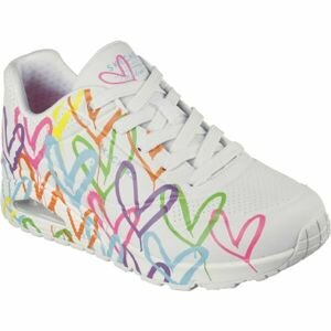 Skechers UNO - HIGHLIGHT LOVE Dámská volnočasová obuv, bílá, velikost 41