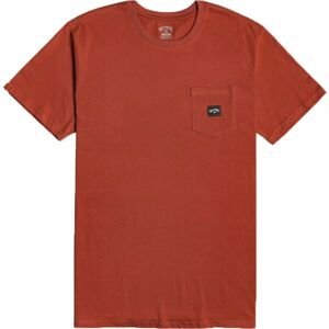 Billabong STACKED SS Pánské tričko, červená, velikost XXL