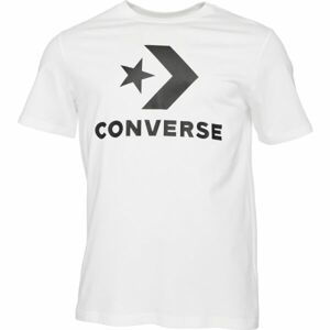 Converse STANDARD FIT CENTER FRONT LARGE LOGO STAR CHEV SS TEE Unisexové tričko, bílá, velikost M