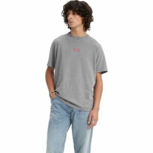 Levi's SS RELAXED BABY TAB T Pánské tričko, šedá, velikost XL