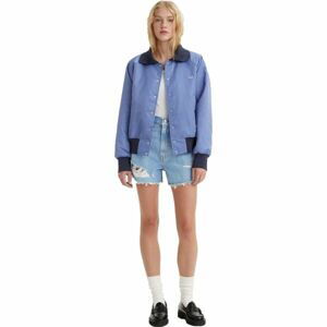 Levi's HIGH WAISTED MOM SHORT Dámské džínové kraťasy, světle modrá, velikost 29