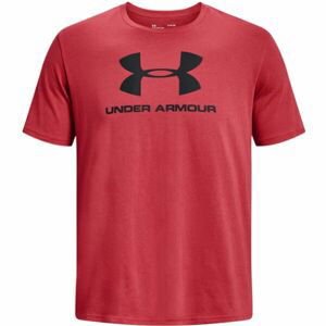 Under Armour SPORTSTYLE LOGO Pánské triko, červená, velikost