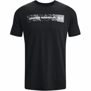 Under Armour CAMO CHEST STRIPE Pánské triko, černá, veľkosť XL