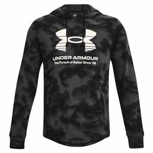 Under Armour UA RIVAL TERRY NOVELTY HD Pánská mikina, černá, velikost 3XL