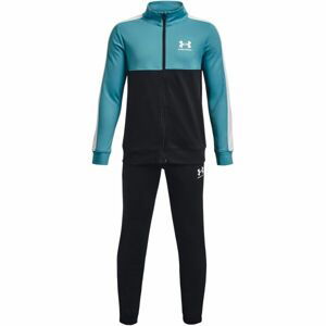 Under Armour CB KNIT TRACK SUIT Chlapecká sportovní souprava, černá, velikost L