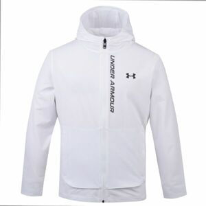 Under Armour OUTRUN THE STORM JACKET Pánská bunda, bílá, velikost M