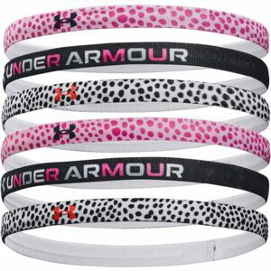 Under Armour GIRLS GRAPHIC HP (6PK) Dívčí elastické čelenky, mix, velikost UNI