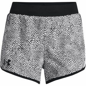 Under Armour FLY BY PRINTED SHORT Dívčí šortky, černá, velikost S