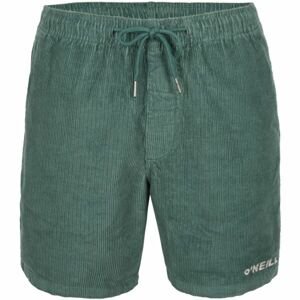 O'Neill CAMORRO CORD SHORT Pánské šortky, zelená, velikost XL