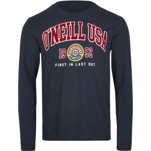 O'Neill STATE L/SLV T-SHIRT Pánské tričko s dlouhým rukávem, tmavě modrá, velikost S