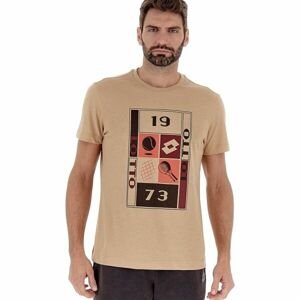 Lotto TEE SUPRA VII Pánské tričko, béžová, velikost XL
