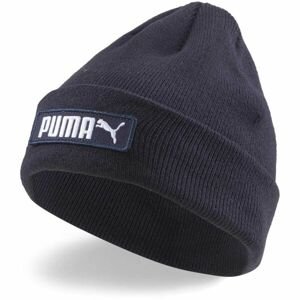 Puma CLASSIC CUFF BEANIE Pánská pletená čepice, tmavě modrá, velikost UNI