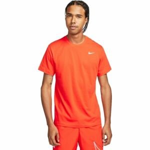 Nike DRY TEE DFC CREW SOLID M Pánské tréninkové tričko, oranžová, velikost S