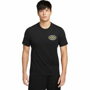 Nike DF TEE BODY SHOP Pánské tričko, černá, velikost M