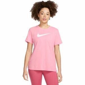 Nike NK DF TEE SWOOSH Dámské tričko, růžová, velikost M