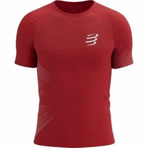 Compressport PERFORMANCE SS TSHIRT M Pánské běžecké triko, červená, velikost XL