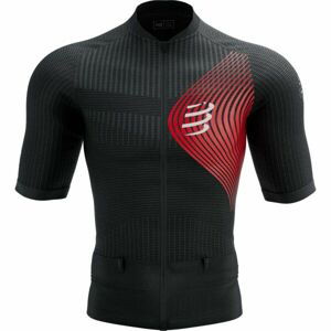 Compressport POSTURAL SS TOP Pánské běžecké triko, černá, velikost S