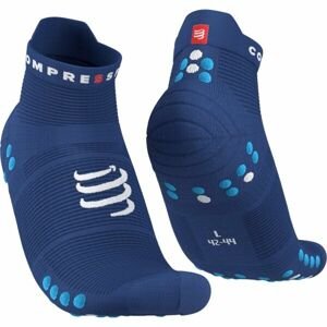 Compressport PRO RACING SOCKS V4.0 RUN Běžecké ponožky, modrá, velikost T2
