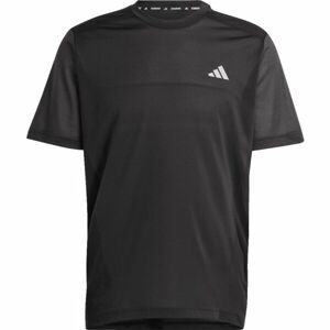 adidas ULTI TEE KNIT Pánské běžecké tričko, černá, velikost L