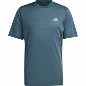 adidas ULTI TEE KNIT Pánské běžecké tričko, tmavě modrá, velikost M