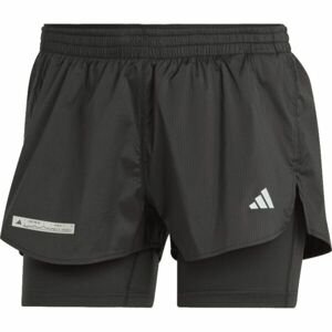 adidas ULTI 2IN1 SHORT Dámské běžecké šortky, černá, velikost XL