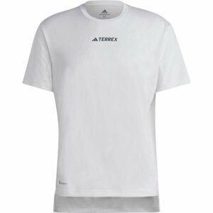adidas MT TEE Pánské outdoorové tričko, bílá, velikost M