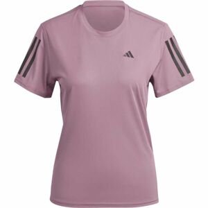 adidas OWN THE RUN TEE Dámské běžecké tričko, růžová, velikost XS