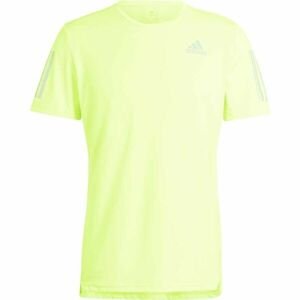 adidas OWN THE RUN TEE Pánské běžecké tričko, žlutá, velikost M