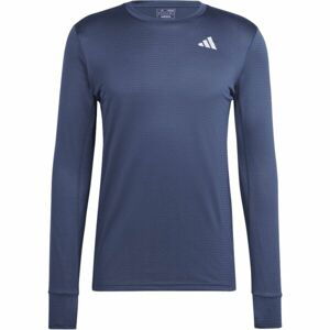 adidas OTR LONGSLEEVE Pánské tričko na běhání, tmavě modrá, velikost XXL