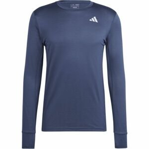 adidas OTR LONGSLEEVE Pánské tričko na běhání, tmavě modrá, velikost M