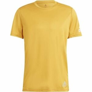 adidas RUN IT TEE M Pánské běžecké tričko, žlutá, velikost L