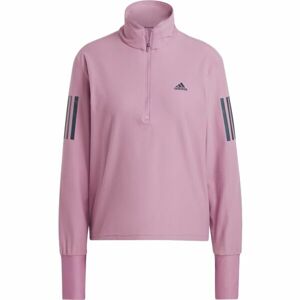 adidas OTR 1/2 ZIP W Dámská běžecká mikina, fialová, velikost XS