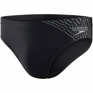 Speedo MEDLEY LOGO 7CM BRIEF Pánské plavky, černá, velikost 34