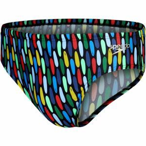 Speedo ALLOVER DIGITAL BRIEF 8 CM Pánské plavky, mix, velikost 30