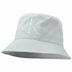 Calvin Klein MONOGRAM BUCKET HAT Unisexový klobouk, světle modrá, velikost UNI