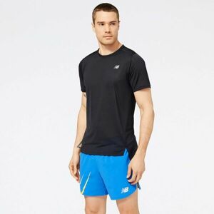 New Balance ACCELERATE SHORT SLEEVE Pánské sportovní triko, černá, velikost M