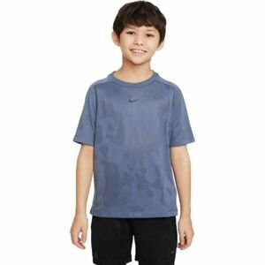 Nike DF MULTI + SS GEAR DOWN Chlapecké tričko, modrá, velikost M