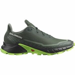 Salomon ALPHACROSS 5 Pánská trailová obuv, tmavě zelená, velikost 44 2/3