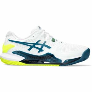 ASICS GEL-RESOLUTION 9 Pánská tenisová obuv, bílá, velikost 42