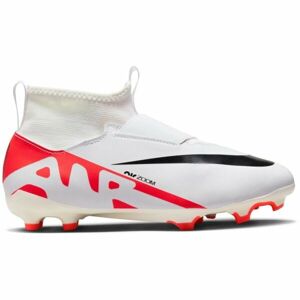 Nike JR ZOOM MERCURIAL SUPERFLY 9 ACADEMY FG/MG Dětské kopačky, bílá, veľkosť 35