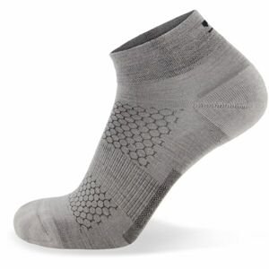 MONS ROYALE ATLAS MERINO ANKLE Sportovní merino ponožky, šedá, velikost L