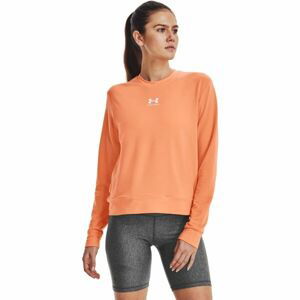 Under Armour RIVAL TERRY CREW Dámská mikina, oranžová, velikost lg