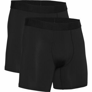 Under Armour TECH MESH 6IN 2 PACK Pánské boxerky, černá, velikost